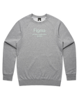 Here, there, everywhere crewneck